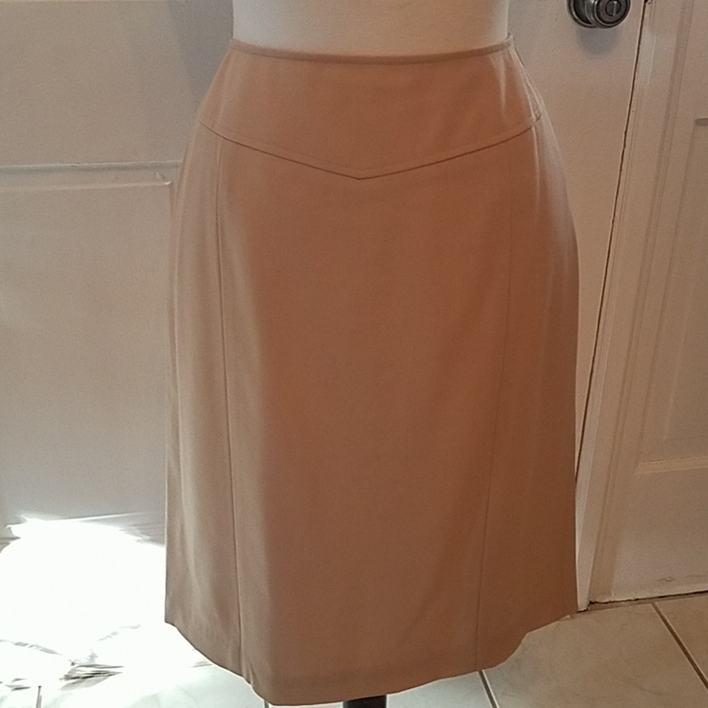 Talbots Tan Skirt